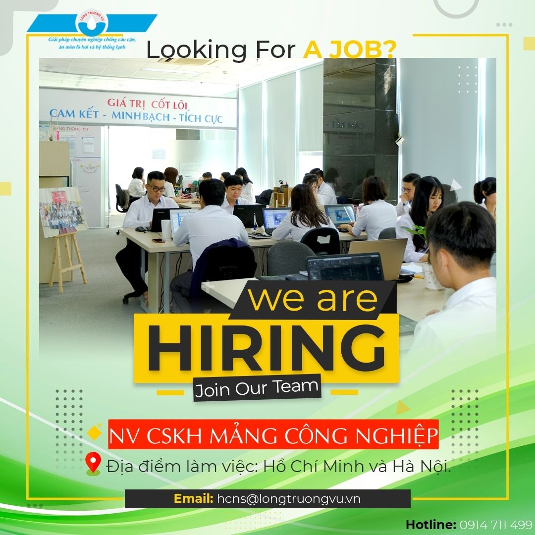 Tuyển dụng nhân viên chăm sóc khách hàng mảng công nghiệp