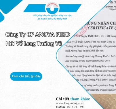 ĐÁNH GIÁ CỦA CÔNG TY ANOVA FEED VỀ DỊCH VỤ CỦA LONG TRƯỜNG VŨ