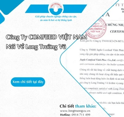 ĐÁNH GIÁ CỦA CÔNG TY JAPFA COMFEED VIỆT NAM VỀ DỊCH VỤ CỦA LONG TRƯỜNG VŨ