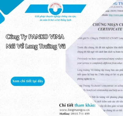 ĐÁNH GIÁ CỦA CÔNG TY PANKO VIỆT NAM